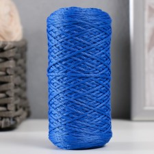 Knitting cord 100% polyester 1mm 200m/75 ± 10g (20-blue)