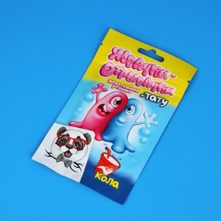 Chewing gum "Gum-opener" with a tattoo, assorted, 10 g-1