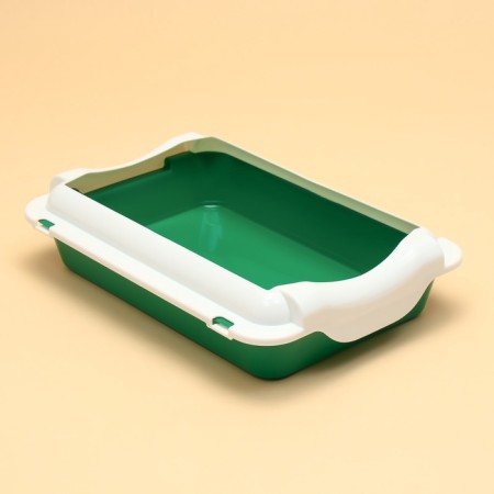 Medium toilet with 36 x 26 x 9, green/white-3