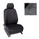Autorekhly for Nissan X-Trail, 2007-2014, black, eco-leather, set
