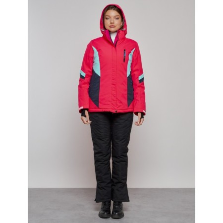Ski jacket female, size 44, pink color-14