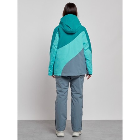 Ski suit, size 52, dark green color-3