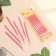 Candles for the cake "Brilliant party", 6 pcs, pink, high