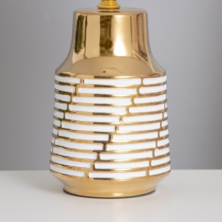 Carla desktop lamp 1x40W E14 white/gold 22x22x36cm-3