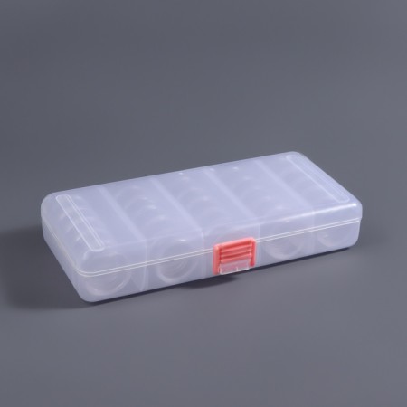 A set of jars for decor, 25 pcs, in the organizer, 4 ml, 19 × 10 × 3.5 cm, the color is transparent-5