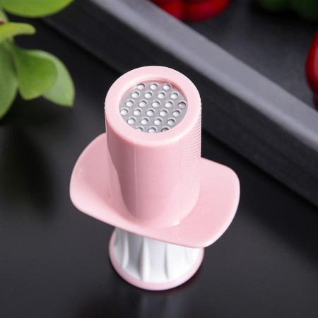 Press for garlic shares "cone", 11 cm, color mix-1