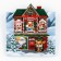 Gift Package "New Year's House", 25 x 27 x 10 cm, New Year