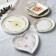 Ceramic plate "Summer Day", 21.5 cm, white color