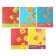 Notebook of 48 sheets in the “Bright Accents” cage, paper cover, type “D” block, mix
