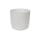 Kashpo "Beta" with a tab, 4 l, white color