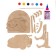 Set for creativity. Wood painting "Rounter"