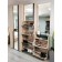 Palermo No. 6 shoe cabinet, 600 × 250 × 968 mm, Palermo color / Rhine Morion