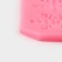 Mold "Snowflakes", silicone, 17.5 × 6.8 × 0.5 cm, pink color