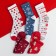 Набор женских носков "X-MAS" р. 36-40 (23-25 см), 5 пар