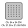 Anti -slip Playa mat, white color 54x54 cm
