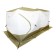 Tent Winter Cube of the Square "Premium" 4.2x2.1 m, 2 k, on the floor 8.8 sq.m, 3 layers, olive