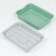 Tray with a grid No. 3, 34 x 25.5 x 7 cm, gray/olive