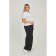 Female trousers, size 56, black color