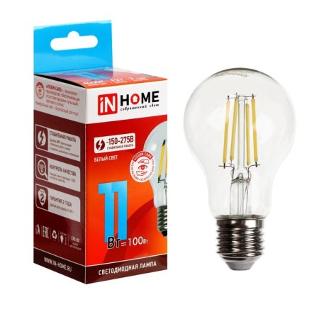 LED lamp In Home Led-a60-Deco, 11 W, 230 V, E27, 4000 K, 1160 lm, transparent-5
