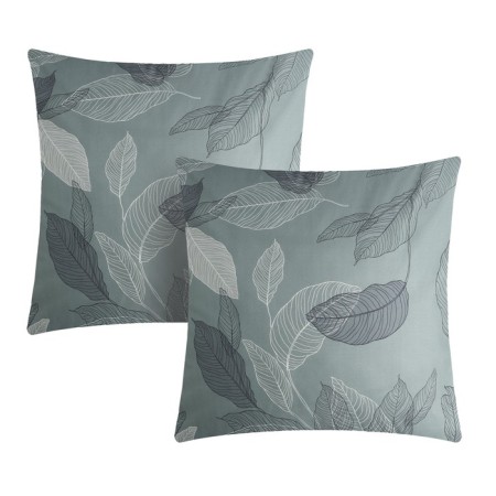 Pillow Pillowcase "Ethel" Mint Leaves 70x70 cm-2 pcs, 100% cotton, perkal