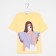 Футболка для девочки KAFTAN "Selfie", рост 164-170, цвет жёлтый