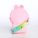 Bag's bag with lightning, pink color