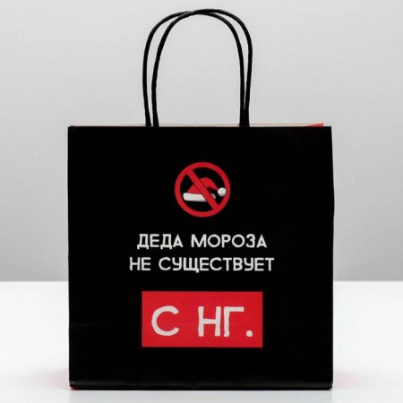 Gift package “Santa Claus does not exist”, 22 x 22 x 11 cm, New Year-2