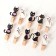 Set of decorative clothespins "cats" set of 10 pcs.