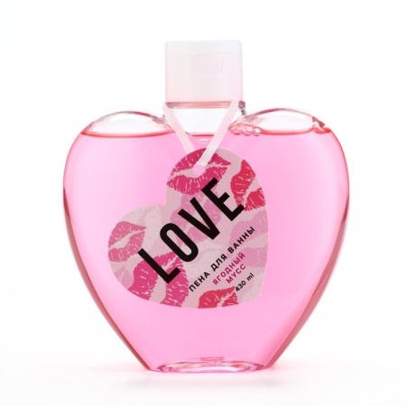 Love bath foam, 430 ml, aroma of berry mousse, pure happiness