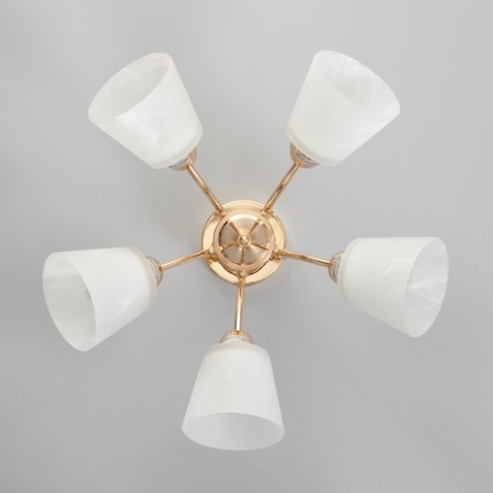Ceiling Ceiling Ellie 5x40W E27 Gold 52x52x30 cm-3