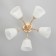 Ceiling Ceiling Ellie 5x40W E27 Gold 52x52x30 cm