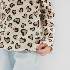 Футболка с длинным рукавом KAFTAN Leo love размер 36 (134-140см)