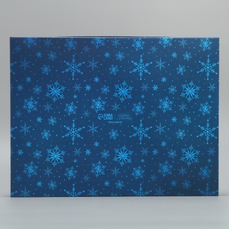 Gift Box "Happy New Year", embossing, 32 x 24 x 9 cm, new year-4