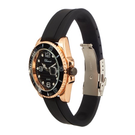 Men's watch, with calendar, D-4.4 cm, L-24 cm strap, luminous, 3 atm-1