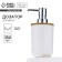 Liquid soap dispenser, white, 350 ml
