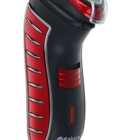 Electric blower Sakura SA-5414RB, 3 watts, grid, 3 floating heads, trimmer, battery, red-1