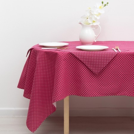 Set of shade tablecloth 145x200cm/napkins 40x40cm 4pcs, peas central, 100%PE