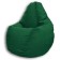 The hand-bag “pear” is positive karate, size l, diameter 80 cm, height 100 cm, velor, green color
