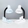 Table lamp UT-220 on a stand, with a pencil case, 1x60W E27 white, h = 31 cm