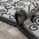 Side carpet, size 50x80 cm, color Silver/smoke