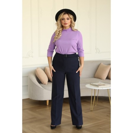 Women's turtleneck, size 56, lilac color-8