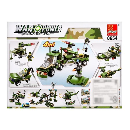 Designer 8 in 1 military "warhead", 8 species mix-21
