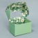 Capcake box, two -sided confectionery packaging, 2 cells, “happy moments”, 16 x 10 x 10 cm