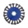 Metal brush for ushm tundra, twisted wire, "plate", M14, 115 mm