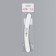 File - emery, abrasiveness 200/240, 18 cm, white color