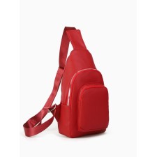 Backpack-sling, 18*5.5*29 cm, lightning department, 1 n/pocket, burgundy