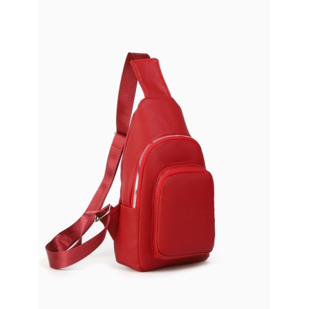 Backpack-sling, 18*5.5*29 cm, lightning department, 1 n/pocket, burgundy