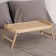 Folding breakfast table, 50 × 30cm, with handles