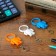 Lupa-cords, 5x, d = 2.5cm, "astronaut" with a flashlight, showbox