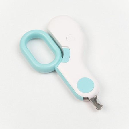Claw - scissors for animals with LED lantern, blue-2